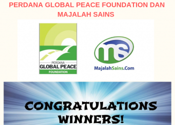 Keputusan Akhir Pertandingan Mengarang Esei Anjuran bersama Perdana Global Peace Foundation(PGPF) dan MajalahSains.Com