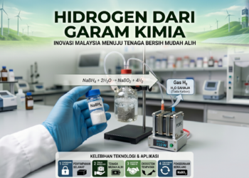 Hidrogen daripada Garam Kimia: Penyelidikan Malaysia Menuju Tenaga Bersih Mudah Alih
