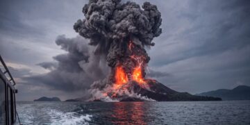 Debu Gunung Berapi Anak Krakatau: Dari Udara ke Paru-Paru, Dari Letusan ke Kesan Domino